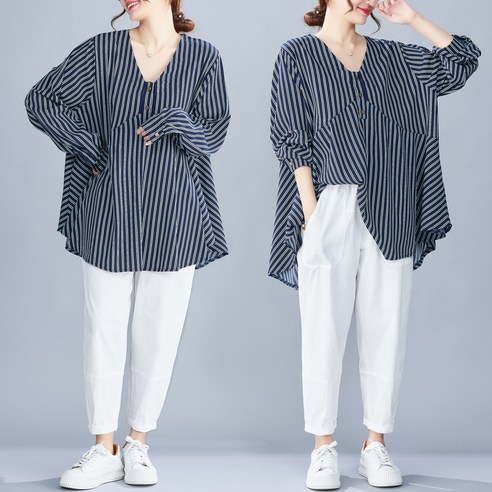 여성블라우스 큰언니 여성빅사이즈 초가을 긴팔 블라우스 긴팔티셔츠 BS05715# Best Top3 여성블라우스 큰언니 여성빅사이즈 초가을 긴팔 블라우스 긴팔티셔츠 BS05715# Best Top3
