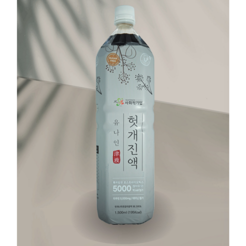 해썹 유나인 헛개진액 1.5리터, 1.5L, 1개