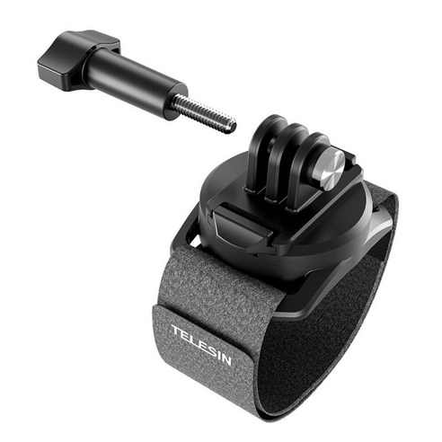 액션 카메라 손목 스트랩 블랙 Osmo 액션 영웅 10 9 8 7 6 5, 5.35x11.81inch., 검은 색, 견장