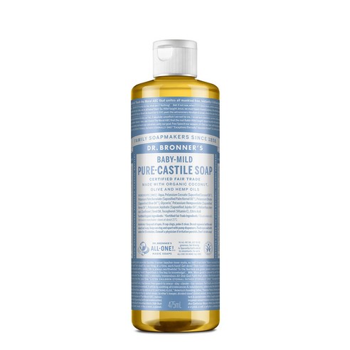 닥터브로너스 베이비마일드 퓨어 캐스틸 솝, 475ml, 1개