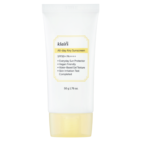 클레어스 올 데이 에어리 선크림 SPF50+ PA++++, 50g, 1개
