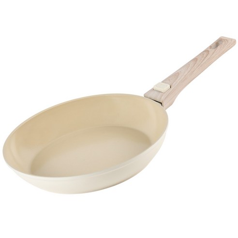 AURURA 후라이팬 인덕션 가스레인지 겸용 세라믹코팅 공간절약 핸들 주방용 조리기구, 1개, 28cm