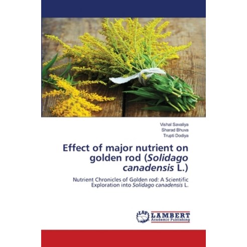 (영문도서) Effect of major nutrient on golden rod (Solidago canadensis L.) Paperback, LAP Lambert Academic Publis..., English, 9786207461271