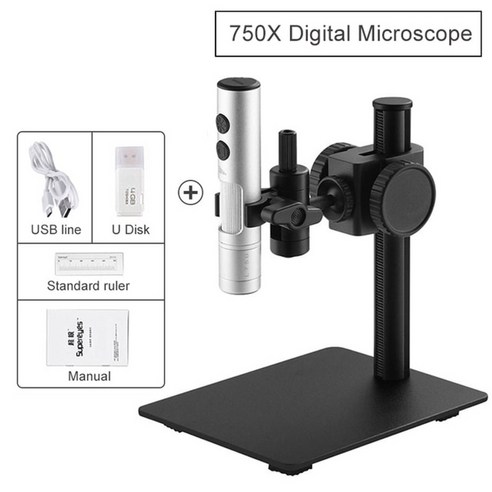 현미경 측정기 화질 입체 복합 멘즈 배율 정자관찰키트 과학용품 프리미에르 단안 스미스소니언, 750배 현미경