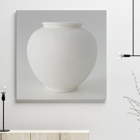 지친 일상에 찾아온 위로, 다복 달항아리 그림 액자