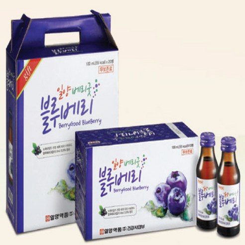 일양 베리굿 블루베리 100ml x 50병, 50개