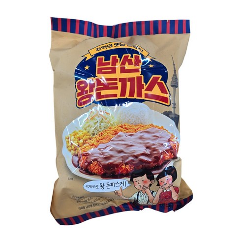 아워홈 경양식 남산 왕돈까스 1.36kg 4인 신선포장 아이스박스 + 아이스팩