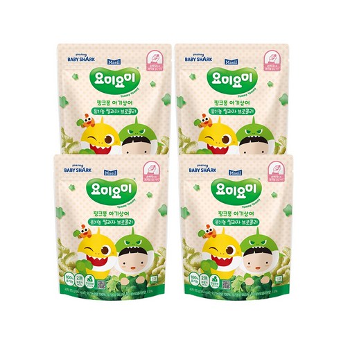 요미요미 쌀과자 25g, 블로콜리, 4개