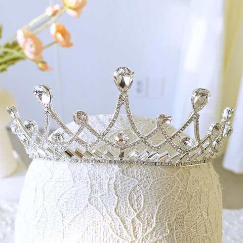 메리지엥 셀프 웨딩 티아라 왕관, 1개, 11. 벨라