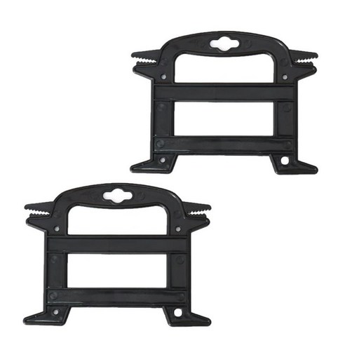 2pcs 다용도 로프 Paracord 라인 와인 더 주최자 - 증거 로프 사다리, 블랙, 플라스틱