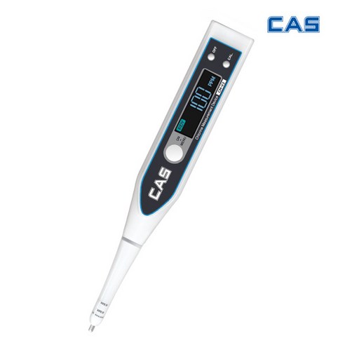 카스 CAS 염소농도측정기 유효염소 채소과일 세척액 농도 CM-V2, 1개 수영장염소측정기