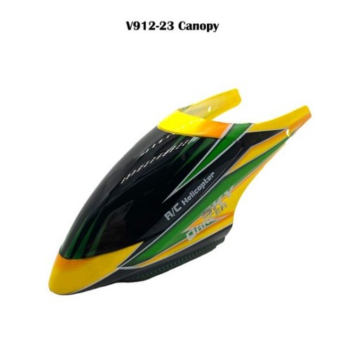 Wltoys V912 RC 헬리콥터 액세서리 블레이드 기어 브러시리스 모터 플라이바 로드 로터 헤드 캐노피 ESC 보드 서보 부품용, CHINA, Canopy_2