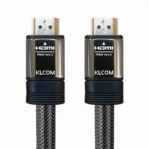케이엘시스템 KLcom PRIME 고급형 HDMI v2.0 케이블 KL10 0.3m, KLcom 고급형 HDMI 케이블 KL10 0.3m, 1