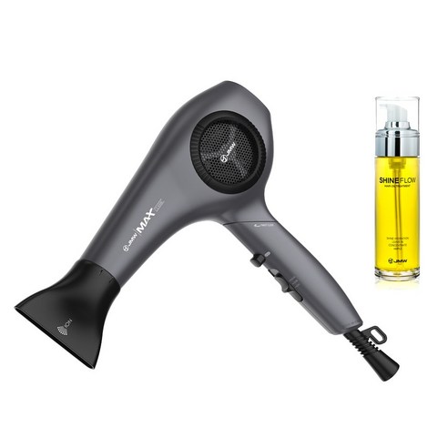 제이엠더블유 맥스클래식 전문가용 접이식 헤어드라이기 MF5030C 1600W + 헤어오일 트리트먼트 샤인플로우 45ml, 혼합 색상