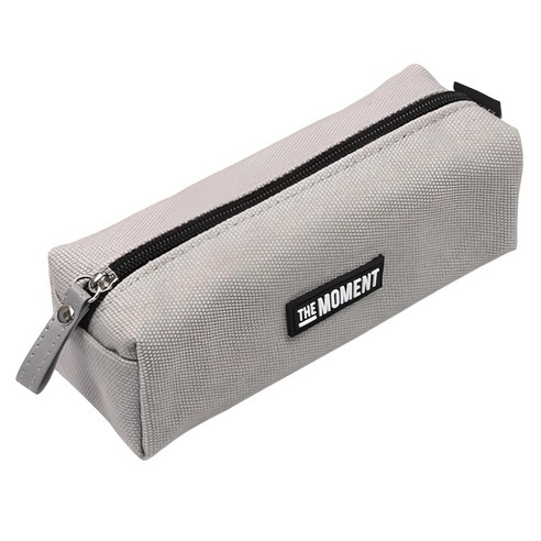 포포팬시 더모먼트 심플 펜 파우치, 그레이, 1개