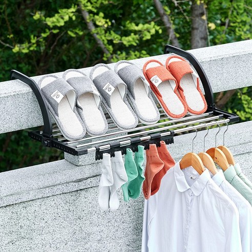 바잉제이 창틀 빨래건조대: 무타공 설치, 빠른 건조, 다양한 용도