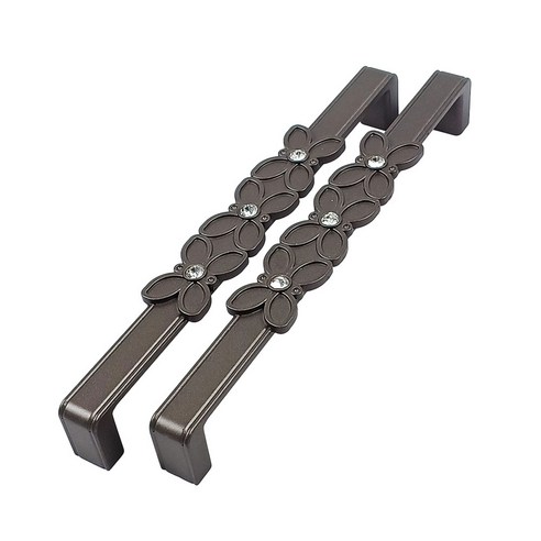 손잡이 위티A(192mm/DH-089A)x2개 손잡이닥터 가구손잡이 옷장 서랍 신발장 싱크대손잡이, 위티A(DH-089A)x2개, 브라운펄, 2개
