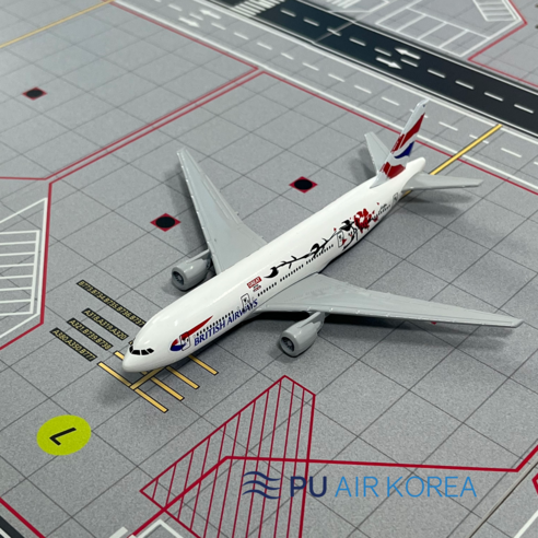 비행기모형 비행기 다이캐스트 1:400 대한항공 아시아나항공 외 항공기 모형 30종, 모형 BRITISH B777, 1개