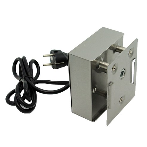 shangren 220-240V AC 바베큐 로스터, 11.2x7.2x9.3cm, 알루미늄, 실버