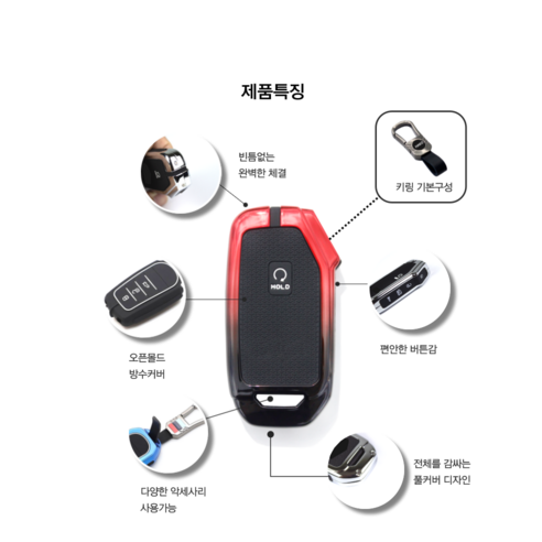 차량 내부를 최적화하고 깔끔하고 정리되게 유지하는 필수품, HAKO 심리스 차키케이스