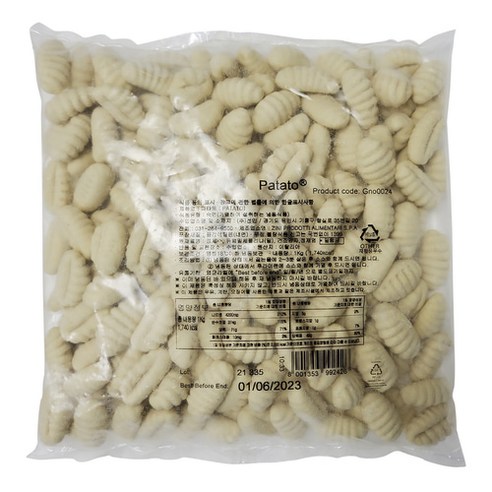선인 냉동 파타토 감자 뇨끼 1kg