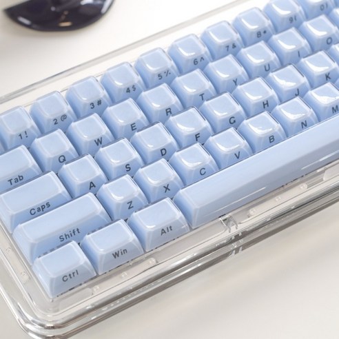 파스텔키캡 커스텀키캡 세트 아이스 크리스탈, 핑크