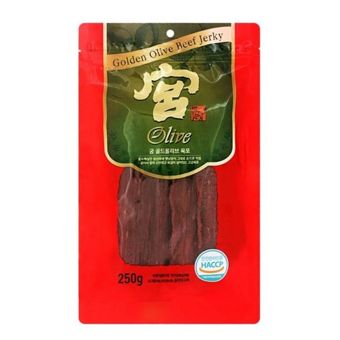궁 골드 올리브 육포 250g, 1개