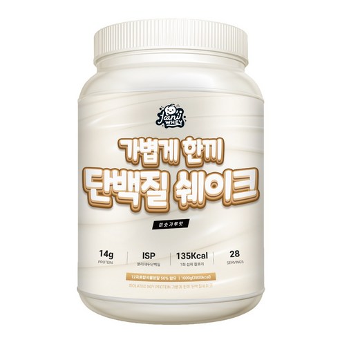 자니웨이 가볍게한끼 식사대용 단백질 쉐이크 곡물 미숫가루맛, 1개, 1000g