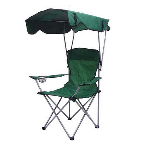 휴대용 간편 야외 캠핑 낚시 접의자, 녹색, 1개