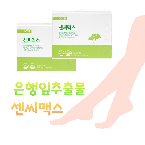 비타민하우스 센씨맥스 은행잎추출물, 4개, 60정
