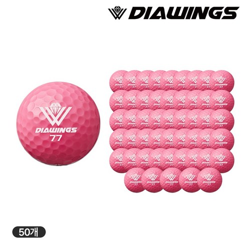 다이아윙스 비거리 장타 전용 고반발 2피스 골프공(벌크) M2 M3 M5, 50개
