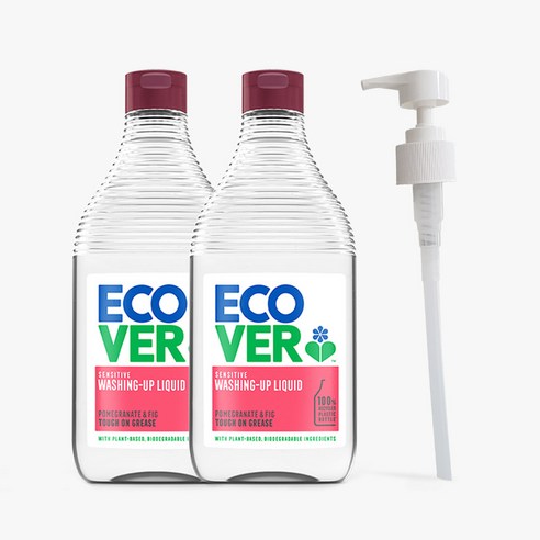 에코버 주방세제 450ml 2개 + 펌프, 석류2개 펌프