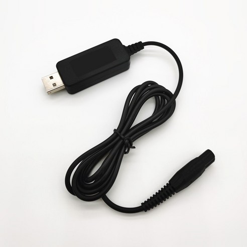 Lopbinte USB 플러그 케이블 A00390 전기 어댑터 전원 코드 충전기, 검은 색, 1