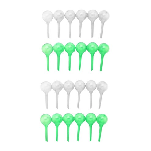 Xzante 24 Pcs 식물 물을 전구 자체 급수 글로브 자동 물 장치 공 휴가 관엽 냄비 정원, 1개