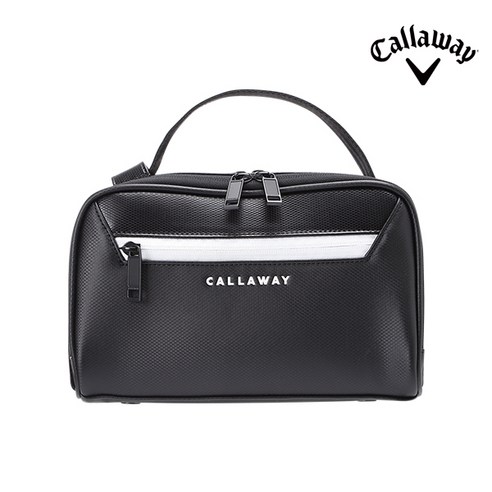 캘러웨이 2024 웨이브 남성용 골프 파우치 블랙, 단품, 1개