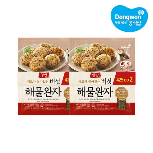 [동원] 양반 버섯해물 완자 425g x 4개