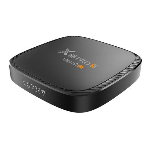 Retemporel 안드로이드 10.0 X88 PRO S 스마트 TV 박스 2.4G/5G 듀얼 밴드 와이파이 802.11 A/B/G/N/Ac 블루투스 V5.0 4+32G 이더넷 4K 미국 플러그, 1개, 검은 색