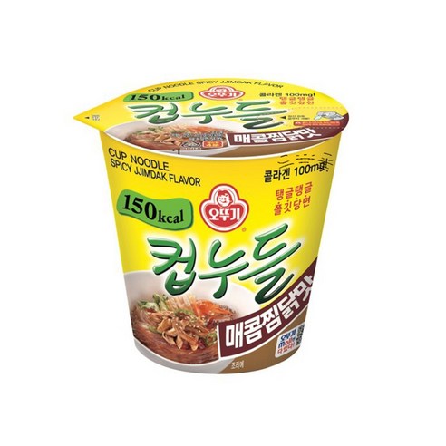 오뚜기 컵누들 매콤찜닭맛 45.5g 컵라면