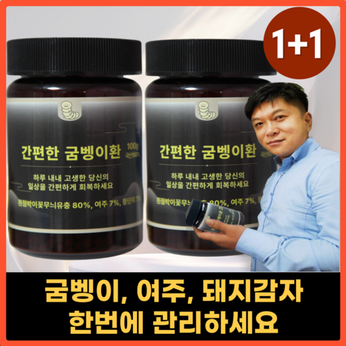 간편하게 먹는 굼벵이환, 2개, 100g