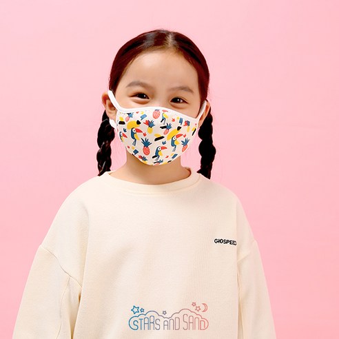 브리드케어 캐치티니핑 S4 키즈 마스크, 소형 M, 1개, 25매입, 혼합색상 아기마스크 Best Top5 9 봄가을용 유아 키즈 아동 3D입체 면마스크 무형광마스크