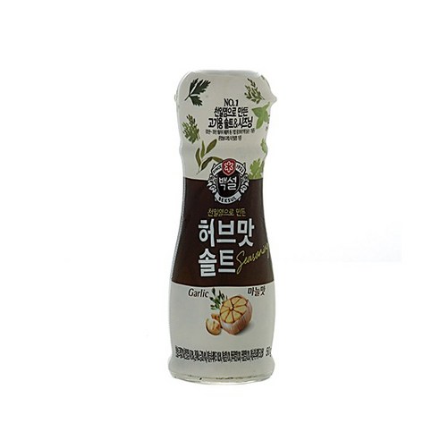 CJ 백설 허브맛 솔트 마늘맛 50g 식품  가루/조미료/향신료 설탕/소금 소금 기타소금, 1개