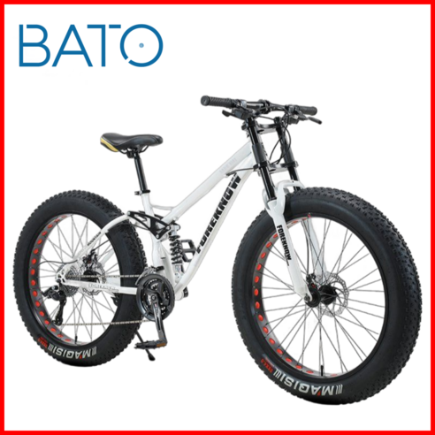 바아토 바퀴큰 팻바이크 MTB 자전거 산악 광폭 타이어
