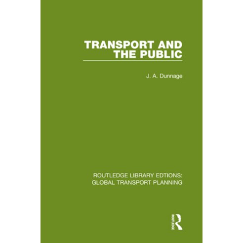 (영문도서) Transport and the Public Hardcover, Routledge, English, 9780367740429