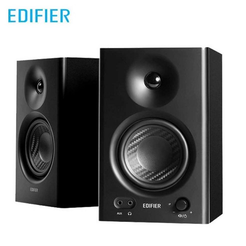 EDIFIER 에디파이어 스튜디오 모니터 스피커 MR4, 블랙