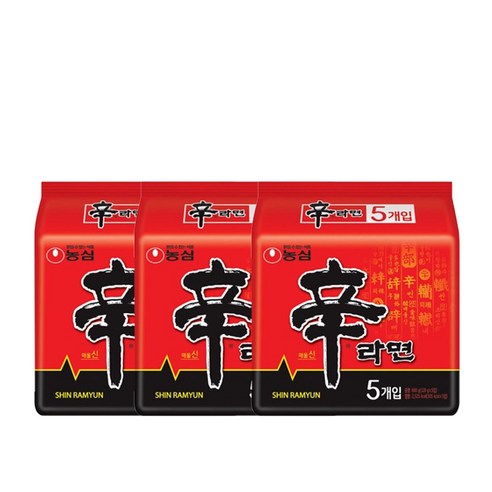 농심 신라면, 15개