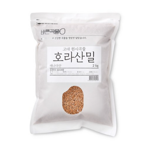 바른곡물 호라산밀 캐나다, 2kg, 1개