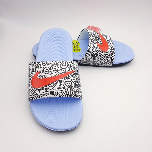 [나이키코리아 정품] NIKE KAWA SLIDE SE (GS/PS) 슬리퍼 (베나시/베네시 카와 슬라이드) DV2242 100
