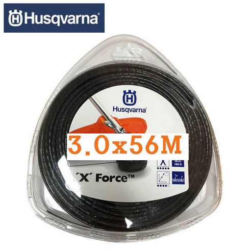 허스크바나 예초기 나일론줄 검정 3.0mm X 56m, 1개