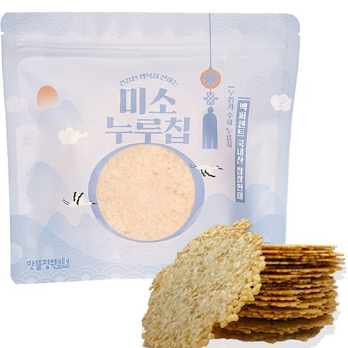 맛뜰정원 찹쌀현미 미소 누룽칩 160g 식사대용, 3개, 160g