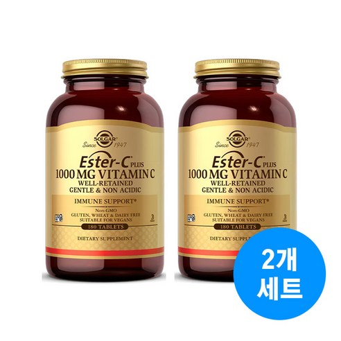솔가 에스터 C 1000mg 비타민C 180정 x 2개